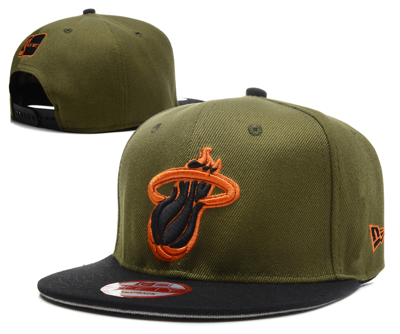 NBA Miami Heat NE Snapback Hat #242